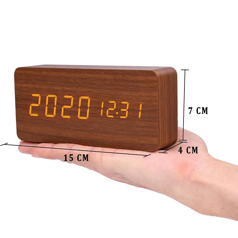 Dual Smart Alarm Clocks For Bedrooms Digital Table Clock - Temu